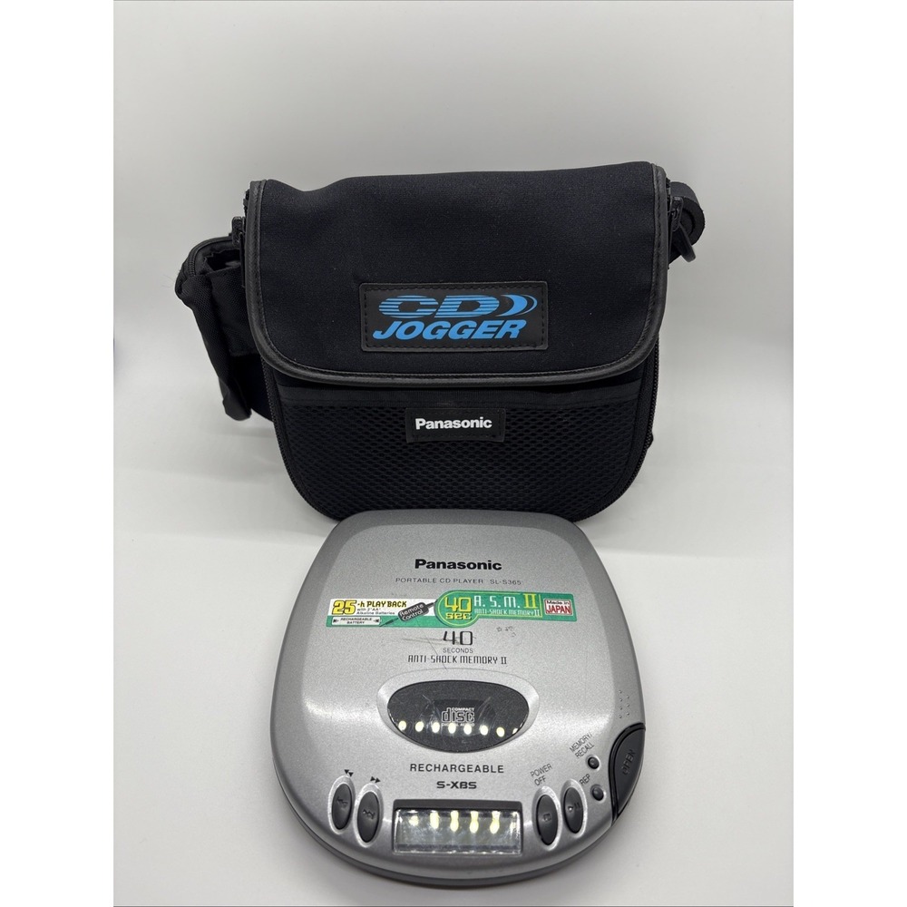 Panasonic SL-S365 Portable CD Player S-XBS Turns On Japan